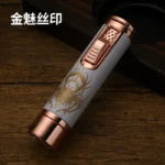 Honest Cigar Lighter With Cigar Accessories Tool Punch Cutter Holder Needle Luxury Metal Lighter Butane Refillable Jet Lighters. - Image 8
