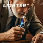 New Cigar Specific Three Direct Flame Lighter, Multi functional Cigar Specific Inflatable Lighter, Cigar Accessories, Men's Gift - Image 3