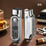 New Cigar Specific Three Direct Flame Lighter, Multi functional Cigar Specific Inflatable Lighter, Cigar Accessories, Men's Gift - Image 12