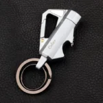 CHIF Three-in-one Multifunctional Keychain Lighter Creative Outdoor Portable Oil Lighter Bottle Opener Pendant Men's Tool - Image 12