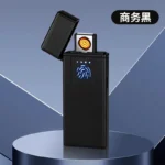 Multifunctional Windproof Three Flame Cigar Lighter Visual Gas Window Digital Battery Display Gas Type-C Electric Lighters Smoke - Image 8