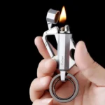 CHIF Three-in-one Multifunctional Keychain Lighter Creative Outdoor Portable Oil Lighter Bottle Opener Pendant Men's Tool - Image 2