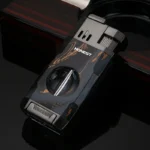 Honest Double Fire Direct-Pulse Cigar Special Lighter Metal V-Cigar Diamond Ignifier Gifts for Boyfriend Wholesale - Image 11