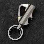 CHIF Three-in-one Multifunctional Keychain Lighter Creative Outdoor Portable Oil Lighter Bottle Opener Pendant Men's Tool - Image 8