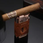 Honest Double Fire Direct-Pulse Cigar Special Lighter Metal V-Cigar Diamond Ignifier Gifts for Boyfriend Wholesale - Image 5