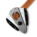 GALINER Sharp Cigar Cutter Guillotine Carbon Fiber Portable Smoking Cutting Tool Metal Butane Gas Torch Lighter Cigar Cutter Set