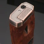 New HONEST Outdoor Windproof Gas Lighter Powerful Torch Double Blue Flame Jet Cigar Lighter With Cigar Holder And Cigar Cutter - Image 5