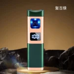 Multifunctional Windproof Three Flame Cigar Lighter Visual Gas Window Digital Battery Display Gas Type-C Electric Lighters Smoke - Image 7