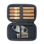 8-piece Set Portable Cigar Case EVA Light Weight Travel Storage Bag Pouch for Cigar Lighter Cutter Smoking Tools Gift for Smoker - Image 6