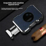 HONEST Metal V-Shape Spring Cigar Scissors, Sharp & Portable Cutter for Premium Smoking Accessories, Luxury Gift - Image 3