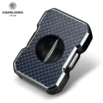 Cigar Cutter Mini Portable Travel V-Shape Sharp Blade Stainless Steel Exquisite Pattern Gadget Tool Smoking Accessories CE-25BY - Image 9