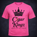 Cigar Kingz Smoke Lifestyle T shirt - Pink & Black