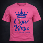 Cigar Kingz Smoke Lifestyle T shirt - Pink & Blue