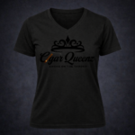 Cigar Queenz Smoke Lifestyle T shirt – Black and Black